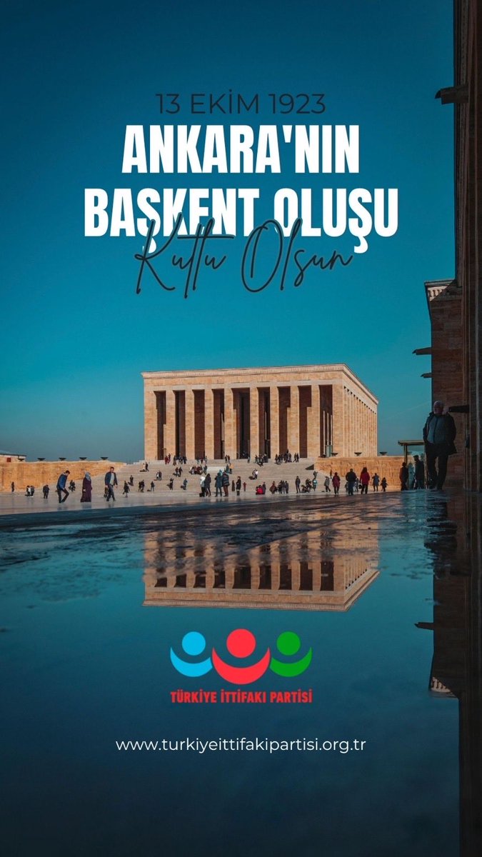 ANADOLU’NUN BAĞRINDAN YÜKSELEN BİR İRADE: BAŞKENT ANKARA

Bugün, milletimizin kaderini değiştiren büyük bir kararın, 13 Ekim 1923'te Türkiye Büyük Millet Meclisi tarafından alınmasının 102. yıldönümünü gururla ve coşkuyla kutluyoruz.

Ankara'nın başkent oluşu, yalnızca coğrafi