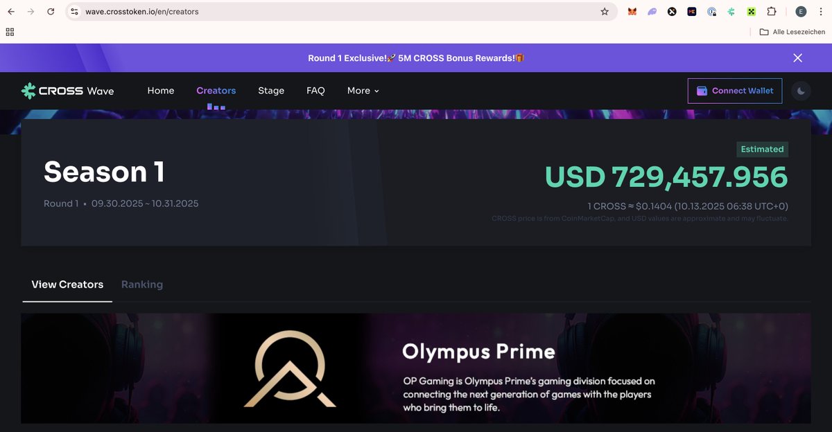 TED3166's tweet image. Proud to see our banner featured the @crosswave_xyz platform! 🔥

We are currently ranked top 100! 💪

Later, we will have another @Rohan2_Global gaming event at 4PM UTC.

Besides gaming, we will talk about DROPs and how you can win with us by supporting us on Cross Wave! 💜 👇