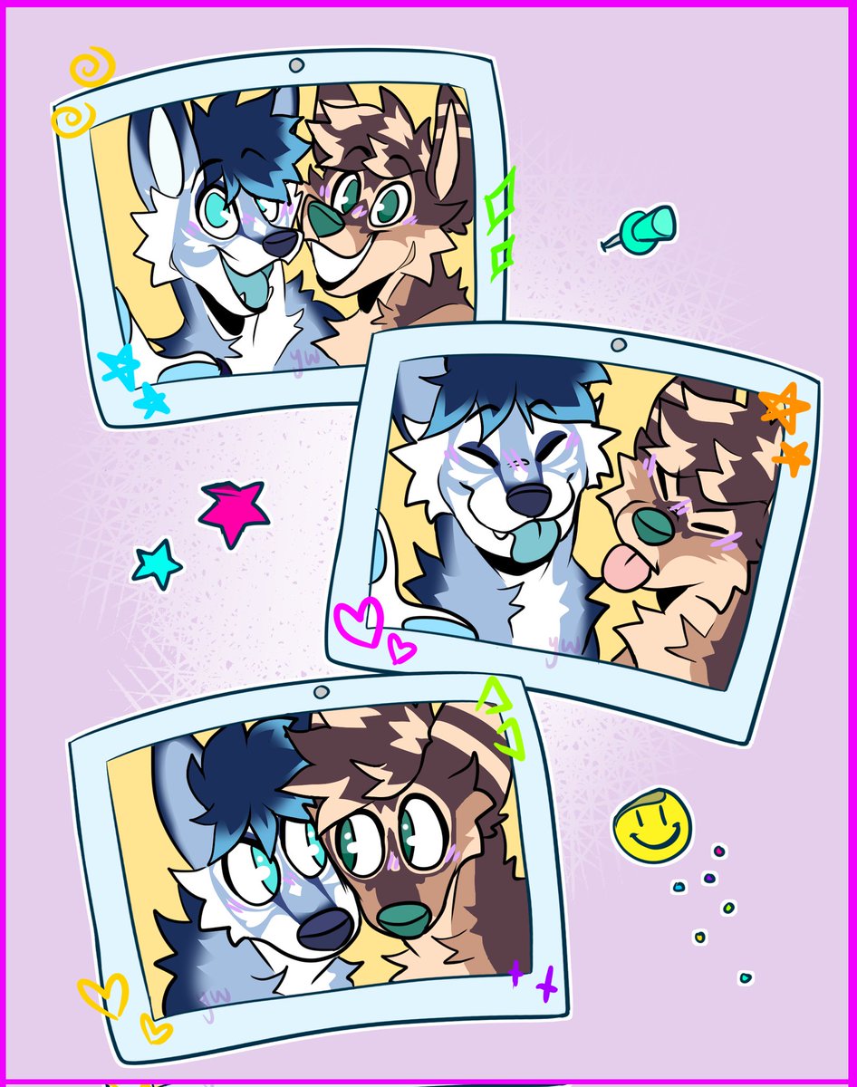 Photo-Memories 📸

Commission for <a href="/HatiTheWusky/">Háti</a> &amp; I 💙💚

🎨 @/YungWoov