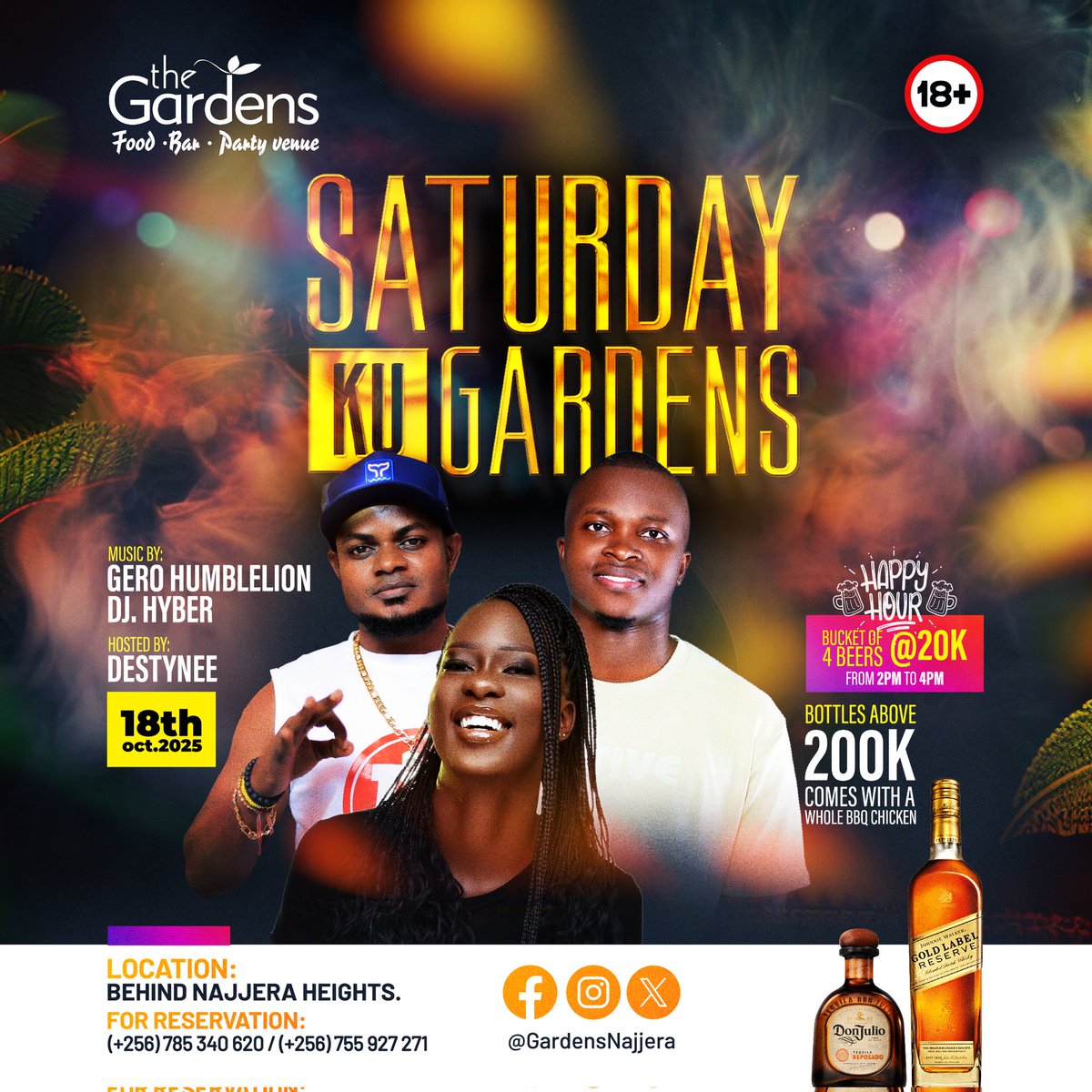 Dj Hyber (@djhyber) on Twitter photo Happy new week fam. #SaturdayKuGardens is back <a href="/GardensNajjera/">The Gardens - Najjera</a> with yours truly alongside <a href="/gero_humblelion/">Gero_HumbleLion</a>
Hosted by <a href="/Nalulungi_/">Muwala wa NsambaπΌβ€οΈβ¨</a>
Fall in for a good time π― Happy new week fam. #SaturdayKuGardens is back <a href="/GardensNajjera/">The Gardens - Najjera</a> with yours truly alongside <a href="/gero_humblelion/">Gero_HumbleLion</a>
Hosted by <a href="/Nalulungi_/">Muwala wa NsambaπΌβ€οΈβ¨</a>
Fall in for a good time π―