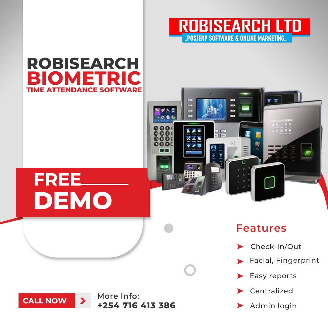 Contact robisearch.com LTD , experts in biometric access control installation in Kenya
                 
 We help our clients determine a solution to their unique needs📞0780 655987 

#MUFC Memphis Depay Ruto Waiguru Messi Kelleher Moses Kuria Enzo Maresca Mbappe