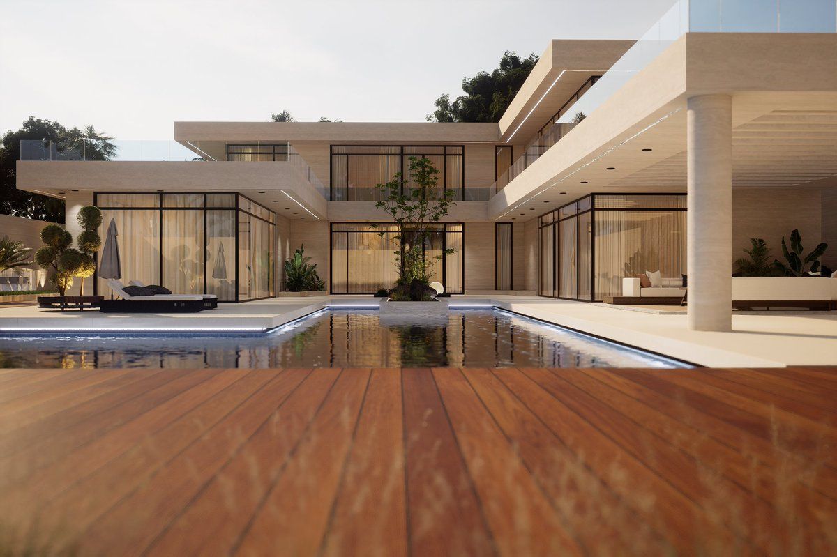 OmaimaArch's tweet image. من أحدث أعمالنا على مساحة ١٢٠٠ متر مربع.
تم تصميم استراحة بنمط عصري
ومساحات زجاجية تعطي اطلالات لجميع الفراغات.