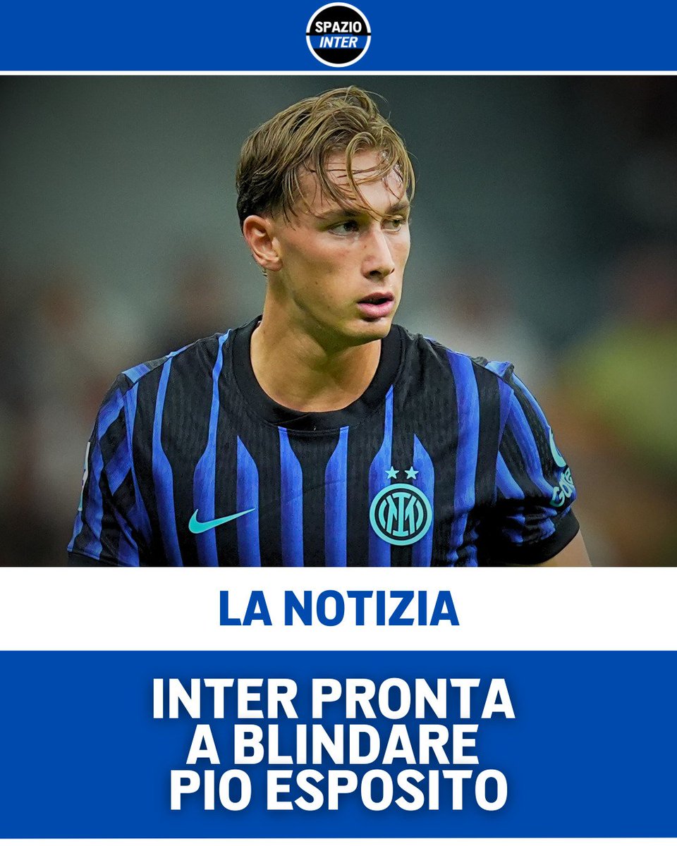 SpazioInter's tweet image. Inter pronta a blindare Pio Esposito ⚫🔵 

Secondo La Gazzetta, Marotta e Ausilio pensano a un ritocco dell’ingaggio per arrivare ad una cifra vicina ai 2/2,5 milioni 💰

#Inter #PioEsposito #SpazioInter