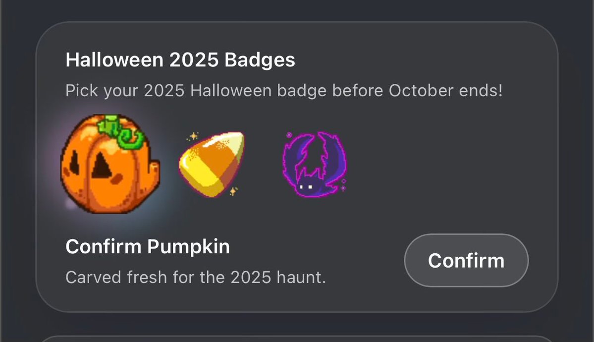 which one would you pick from our new Halloween badges?