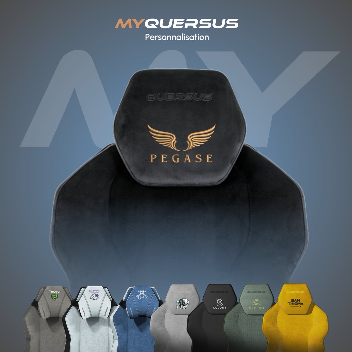 QuersusFR's tweet image. Personnalise ton setup avec MYQUERSUS !
Nom, logo ou design unique — rends ton appuie-tête QUERSUS vraiment à ton image.

Découvre comment : q.uers.us/MyQuersusFR
