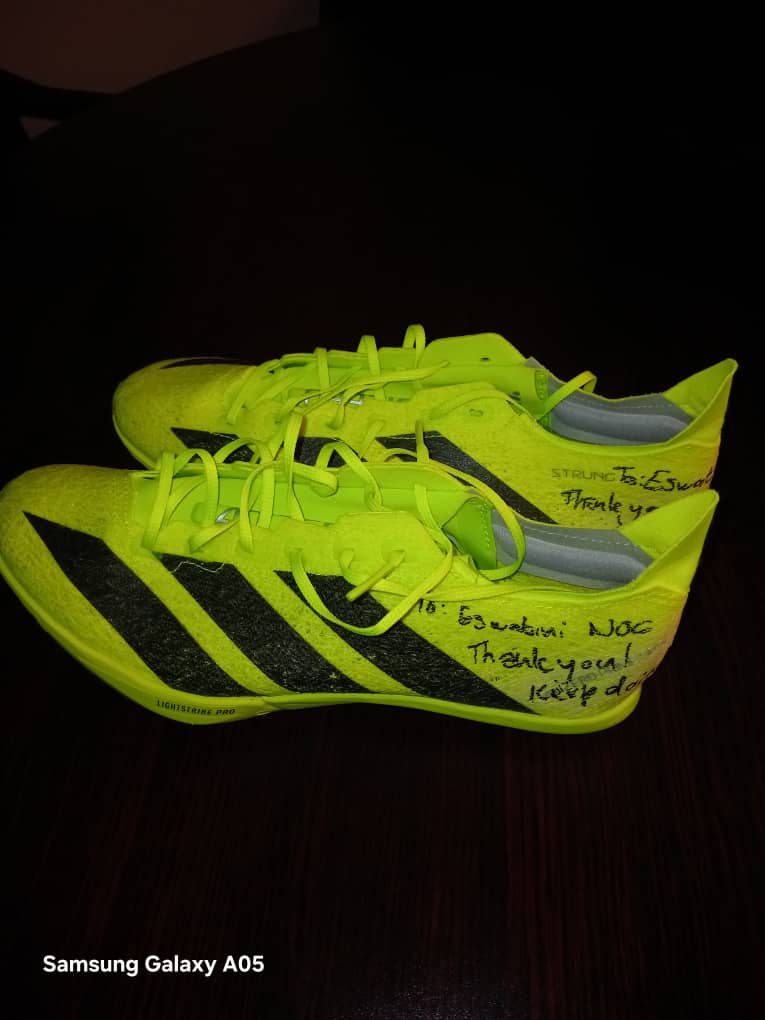 _eocga's tweet image. The A.C successfully hosted the Athletes Forum at the O.A.C in Lobamba, which was graced by the presence of SA’s sprint king, Akani Simbine. The event provided a valuable platform for local athletes to engage in insightful discussions on athletics development and career growth.