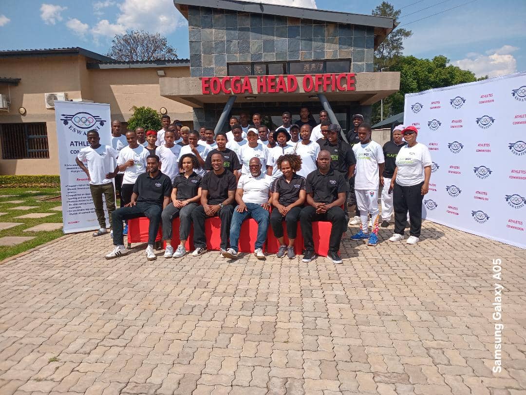 _eocga's tweet image. The A.C successfully hosted the Athletes Forum at the O.A.C in Lobamba, which was graced by the presence of SA’s sprint king, Akani Simbine. The event provided a valuable platform for local athletes to engage in insightful discussions on athletics development and career growth.