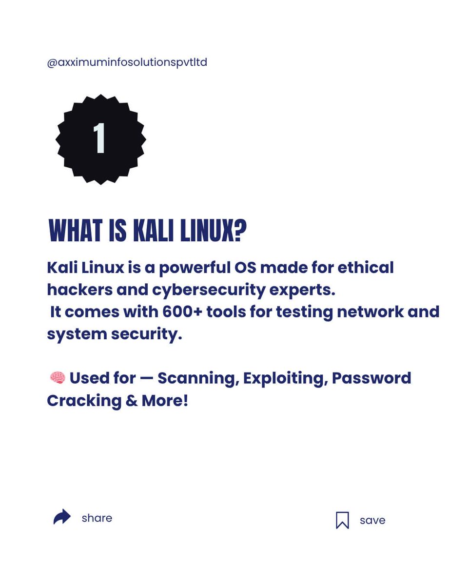 Anastasis_King's tweet image. 🐉 Kali Linux Tools for Penetration Testing — Essential Kit

Curated picks of core Kali tools for recon, web testing, exploitation, wireless work, and forensics — perfect for labs and authorized assessments. Use only with explicit permission.

#KaliLinux #PenTesting #Infosec