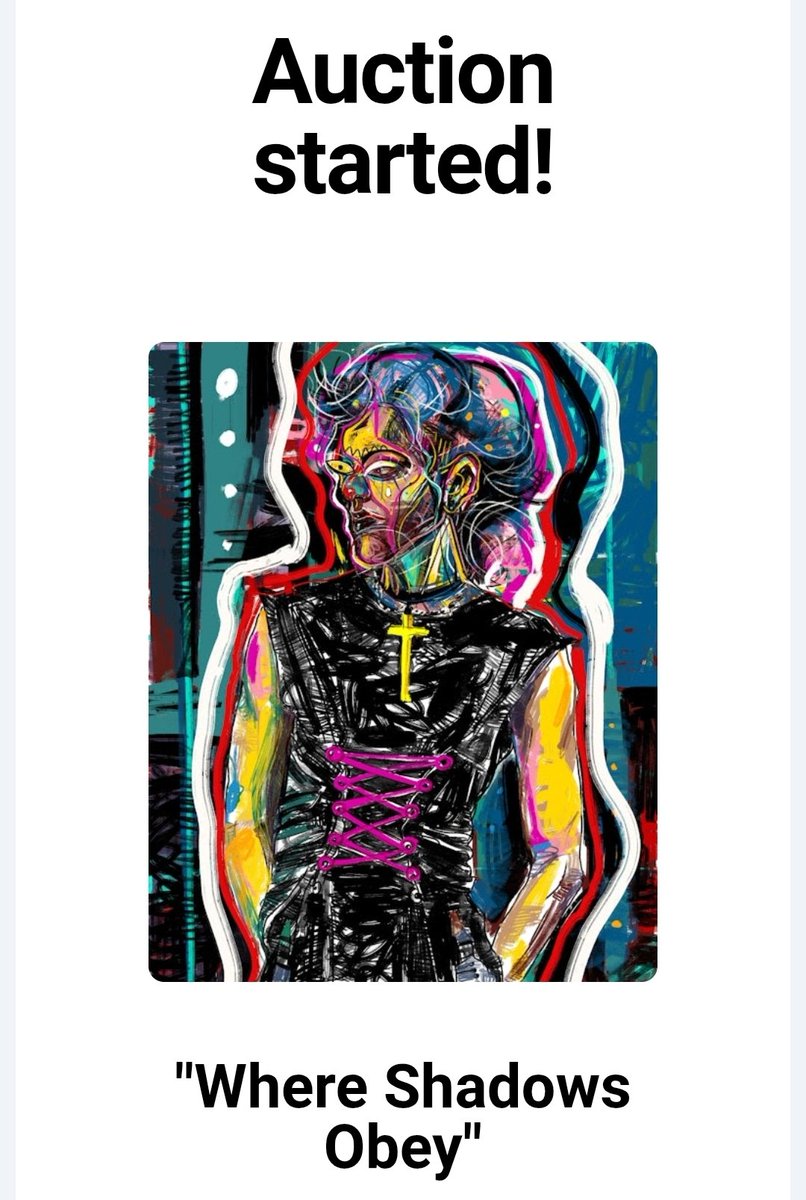 🚨🚨Live Auction🚨🚨

GM ♥️

Big thanks and warm welcome to my new collector , dear <a href="/AshFacePlant/">Ash</a>

Thank you for saving last piece of Simple Human collection before burning that. ♥️😊

Current bid .1 eth