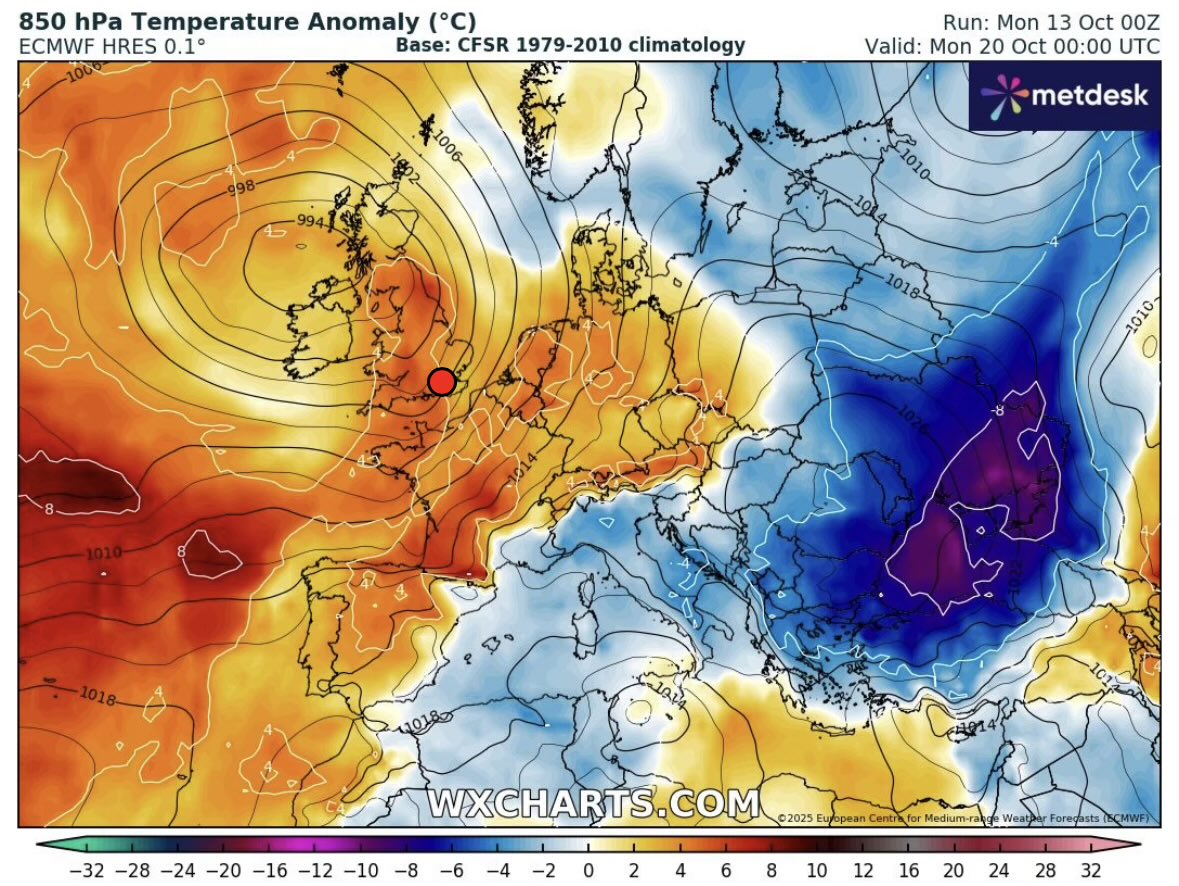 ECMWF sabah güncellemesi 20 Eylül gibi kuzeyden sert bir soğuk hava atağı öngörmüş.
Karadeniz’de etkili yağışlar olabilir kar seviyesi 1200 lere düşebilir.
Takip edelimz

#HavaDurumu