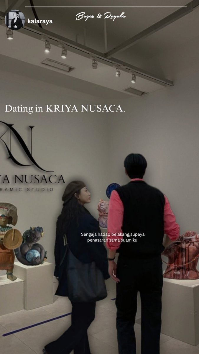 ⠀
𝙠𝙖𝙡𝙖𝙧𝙖𝙮𝙖 
Instagram Story Update
━━━━━━━━━━━
Tagged <a href="/KriyaNusaca/">𝐊𝐫𝐢𝐲𝐚 𝐍𝐮𝐬𝐚𝐜𝐚</a>
⠀
