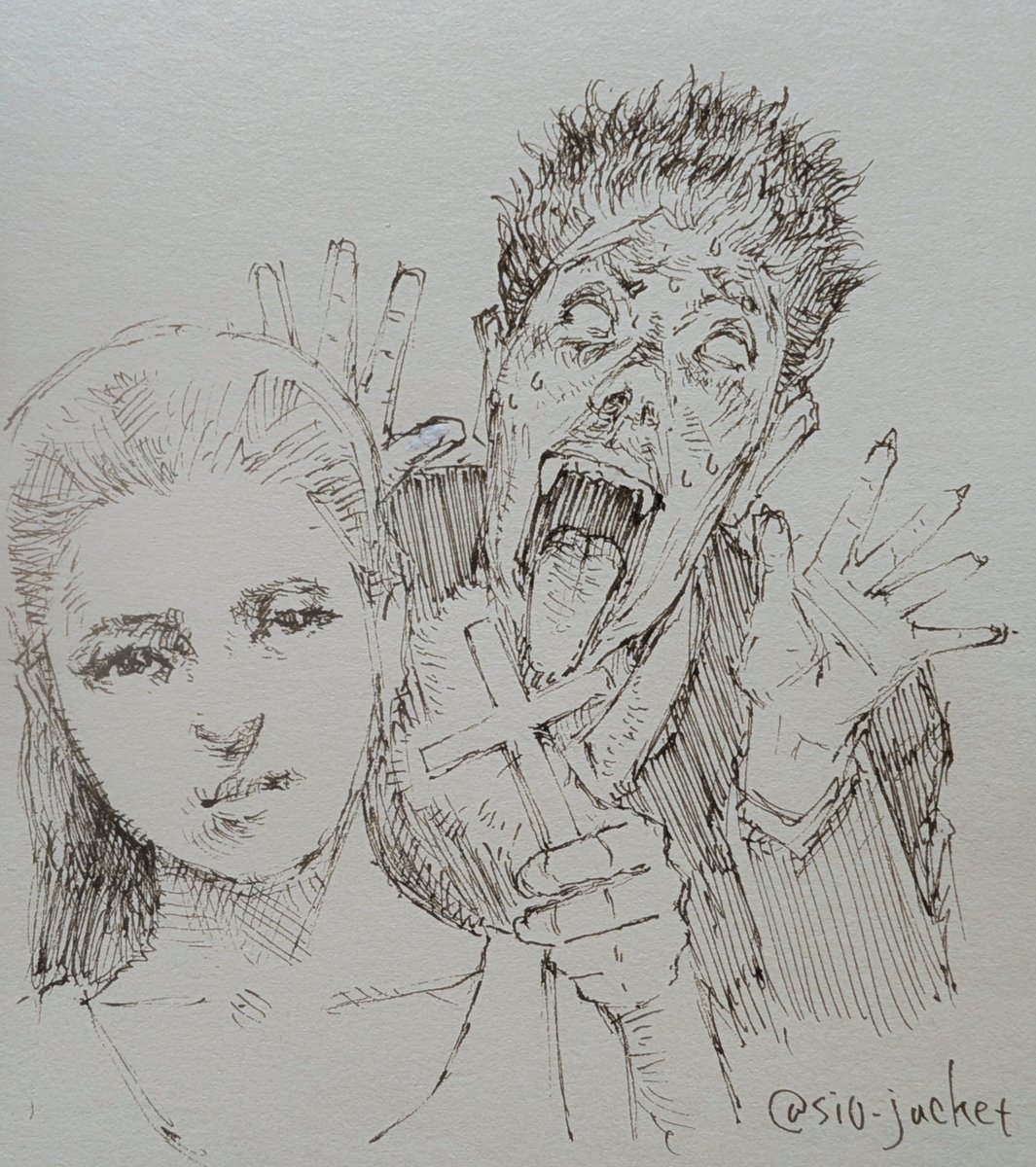 Day13:Drink.飲み物

今夜も血ぃーがっ！
飲めませーんっ…！！

#inktober2025
#kuretake_inktober2025