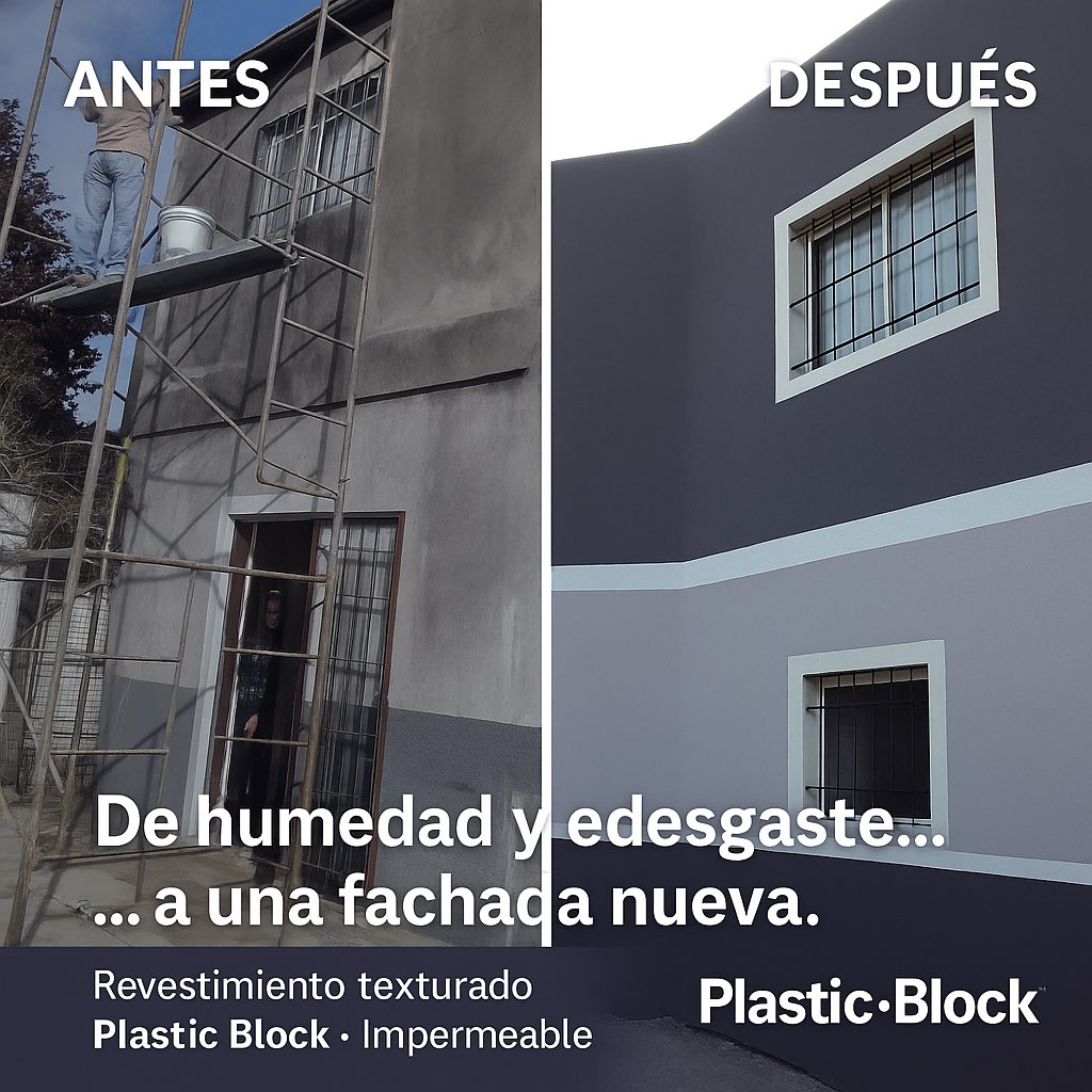 BlockPlastic's tweet image. •“Protegé tu casa de la humedad 🚫
•“Durabilidad y estilo en cada pared”
•“Revestimiento que perdura ✨”

#PlasticBlock #RevestimientoTexturado #ElOriginalQueRindeMás #Impermeable #RevestimientoPlástico