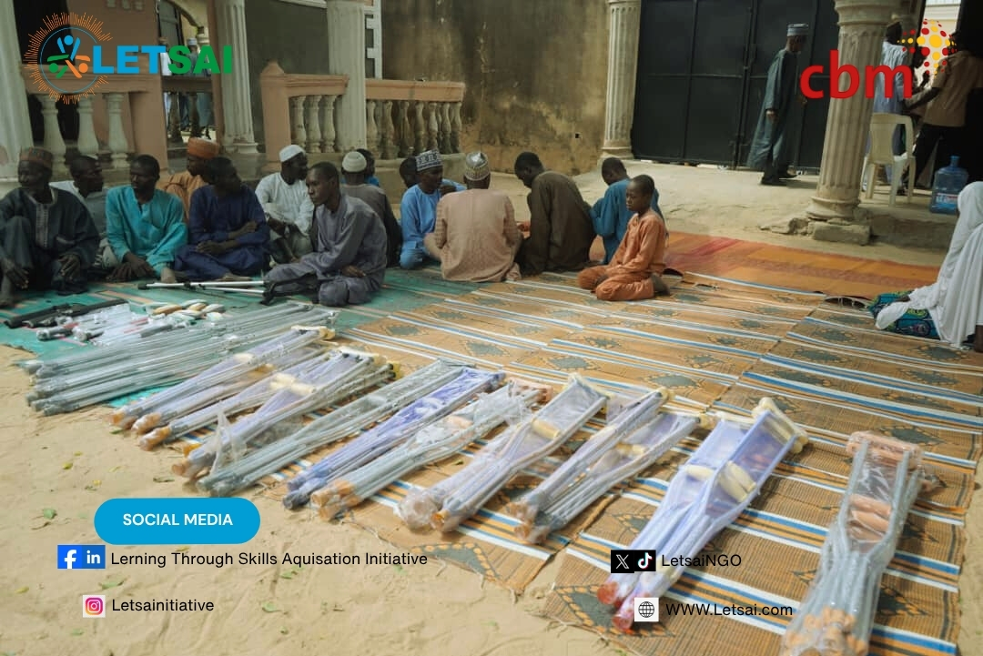 LetsaiNgo's tweet image. LETSAI distributed 75 assistive devices promoting mobility, independence, and inclusion.  

#DisabilityInclusion 
#MobilityForAll 
#Empowerment 
#CommunityDevelopment 
#HumanitarianAction 
#SocialJustice 
#AccessibilityForAll 
#PWDsMatter

@UNICEF
@UNHumanRights
@UN_Women