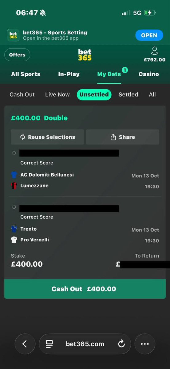 🔥 Today’s ғ.ᴀᴍᴀɢᴇʀCorrect Score VIP Double 🔥
⚽   🇮🇹 ᴅᴏʟᴏᴍɪᴛɪ ʙᴇʟʟᴜɴᴇsɪ ᴠ ʟᴜᴍᴇᴢᴢᴀɴᴇ
⚽    🇮🇹 ᴛʀᴇɴᴛᴏ ᴠ ᴘʀᴏ ᴠᴇʀᴄᴇʟʟɪ  

Stake: £400 ✅
Kick-off: MONDAY 13th Oct | 19:30

💯 Stay tuned winnings loading… 🚀