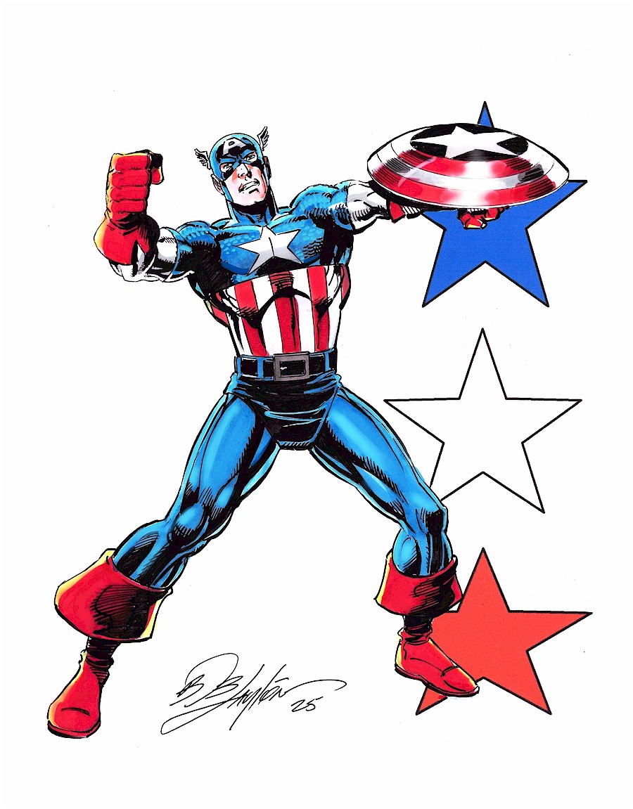 For the third year, I will be attending the Tokyo Comic Con on December 5th-7th along with my friends at <a href="/DiceLatte/">Dice Latte</a> Cafe.  I started working on some art for that event. Here's a new Captain America 9 x 12 drawing. <a href="/TokyoComicCon/">東京コミコン & 大阪コミコン | TokyoComicCon & OsakaComicCon</a> <a href="/Marvel/">Marvel Entertainment</a> @captainamerica