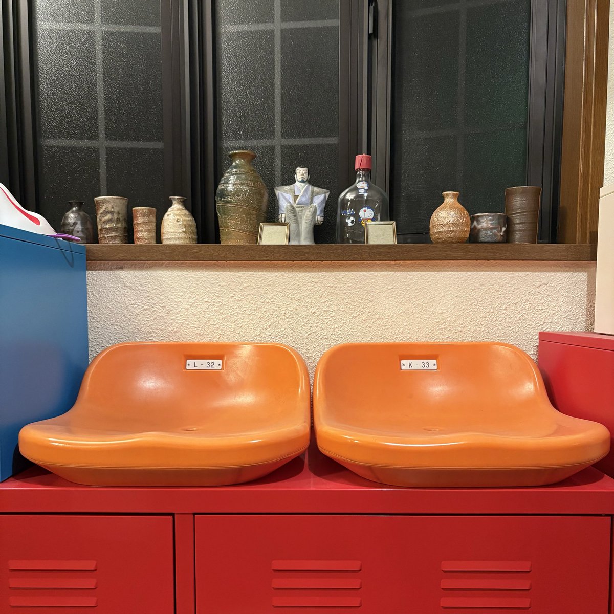 SAYONARA 国立競技場 椅子 オレンジ SAYONARA 国立競技場 椅子 オレンジ 12/23迄】限定レア品 旧国立競技場