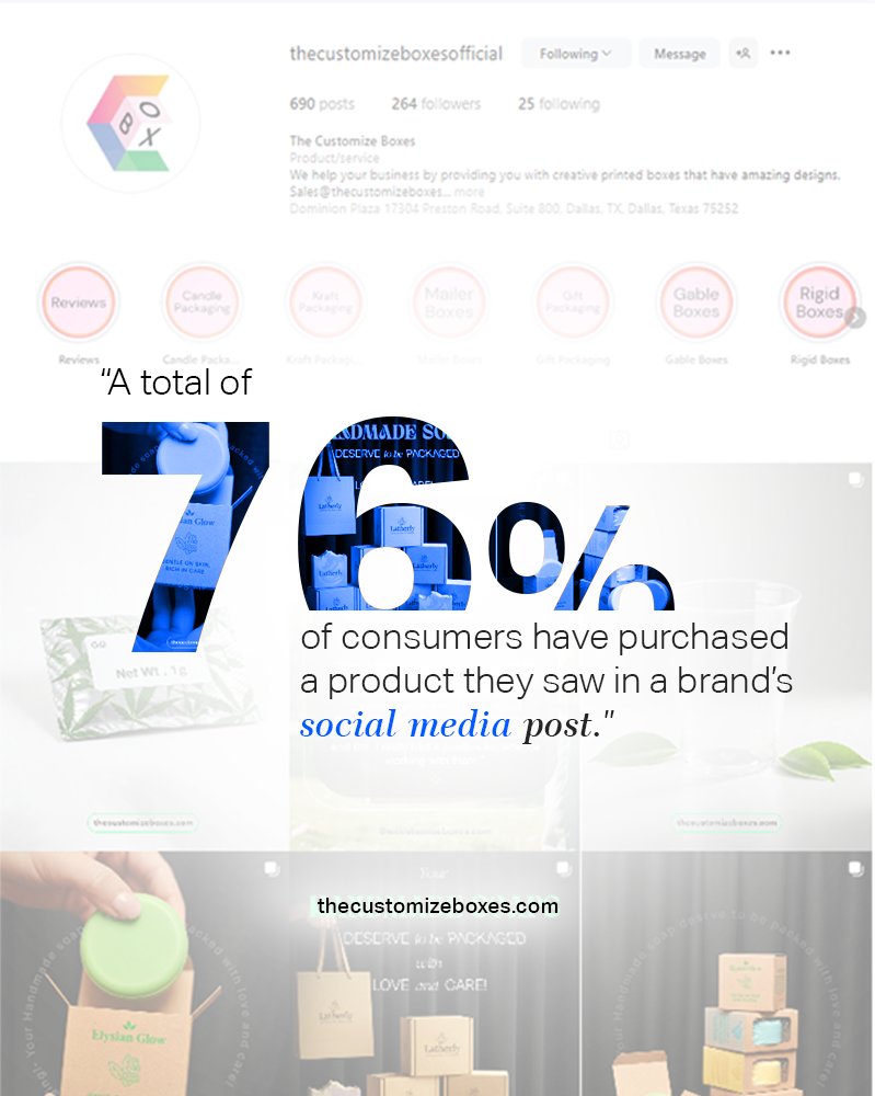 TCustomizeBoxes's tweet image. thecustomizeboxes.com
Leverage Social Media’s Power!
🎨Boost Sales by Posting Your Products with Personalized Packaging on Social Media!👥
𝗘𝗺𝗮𝗶𝗹: sales@thecustomizeboxes.com
𝗖𝗮𝗹𝗹: (972)-590-8867
#Thecustomizeboxes #wordofmouthmarketing #socialmediastats #Boxes