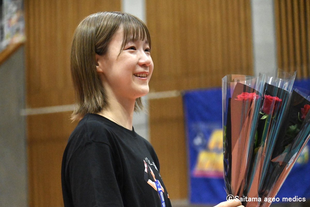 佐藤優花 引退セレモニーを開催💐 ＼ 10月12日のホームゲームにて試合