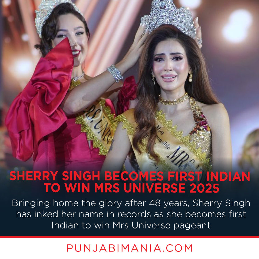 punjabi_mania's tweet image. Sherry Singh becomes first Indian to win Mrs Universe 2025
#sherrysingh #mrsuniverse #mrauniverse2025 #beautypageant #punjabimania