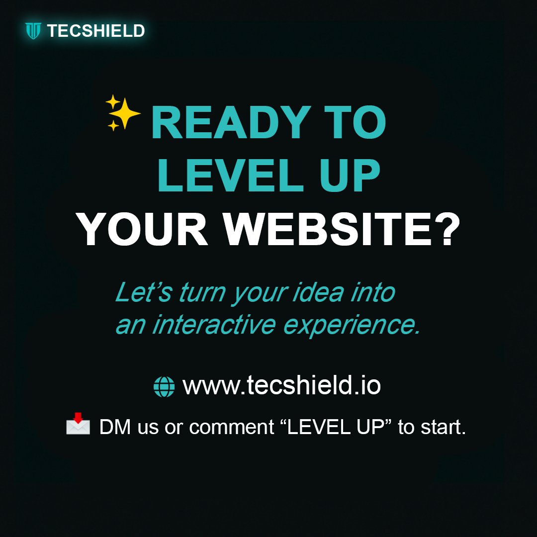 TecshieldO's tweet image. (1/2)
The web is leveling up. 🌍From static pages to immersive, gamified experiences — here’s how it happened (and where it’s headed next).
👉 Swipe through →  

#tecshield #teamtecshield #gamedevelopment #webdevelopment #interactiveweb #gamifiedux #innovations #gamedesign