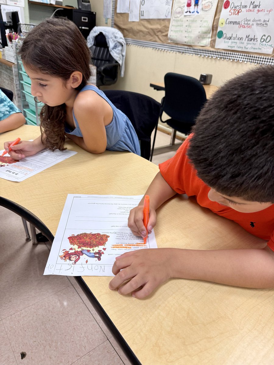 Happy Fall! We compared fiction and nonfiction passages while learning about this season!🧡🍁🍂 <a href="/HamptonBaysES/">Hampton Bays ES</a> #WeAreHB #HBStrong