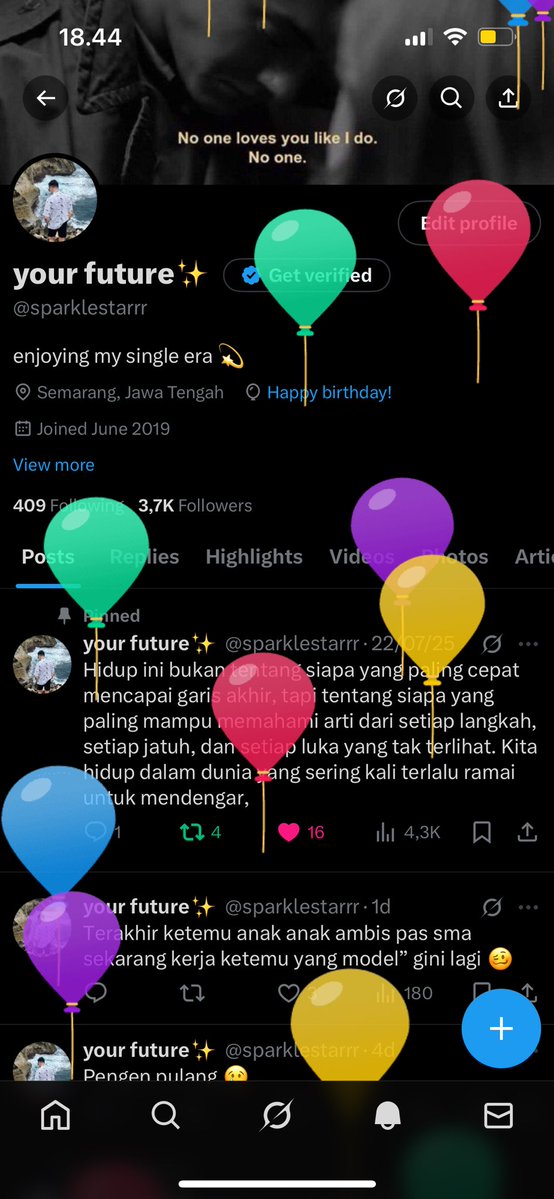 Oh damn today is my birthday, so blessed 😇