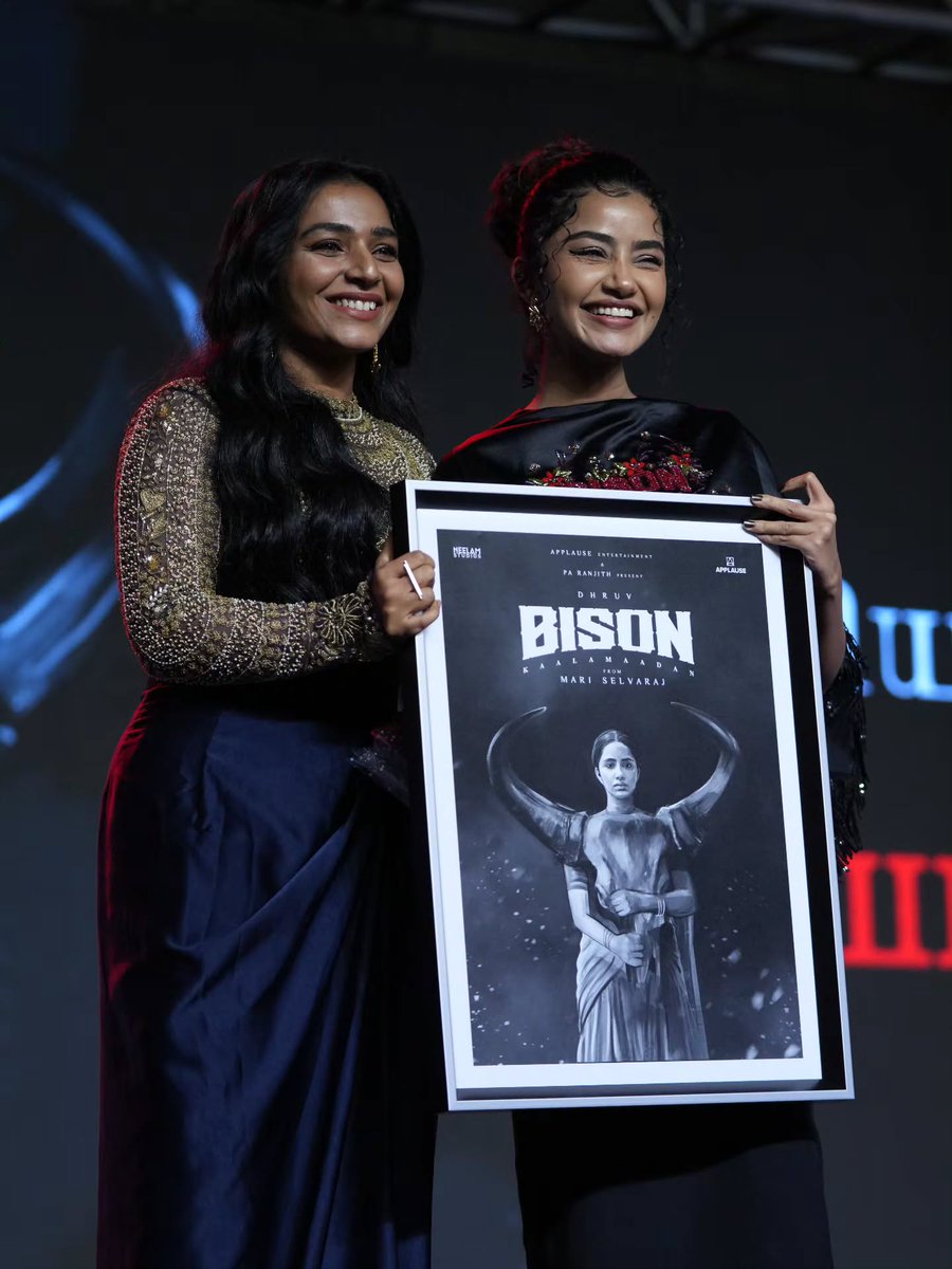 ikalaiarasan's tweet photo. Stills from #BisonPreReleaseEvent
#BisonKaalamaadan https://t.co/bVJ2QZ7KHp