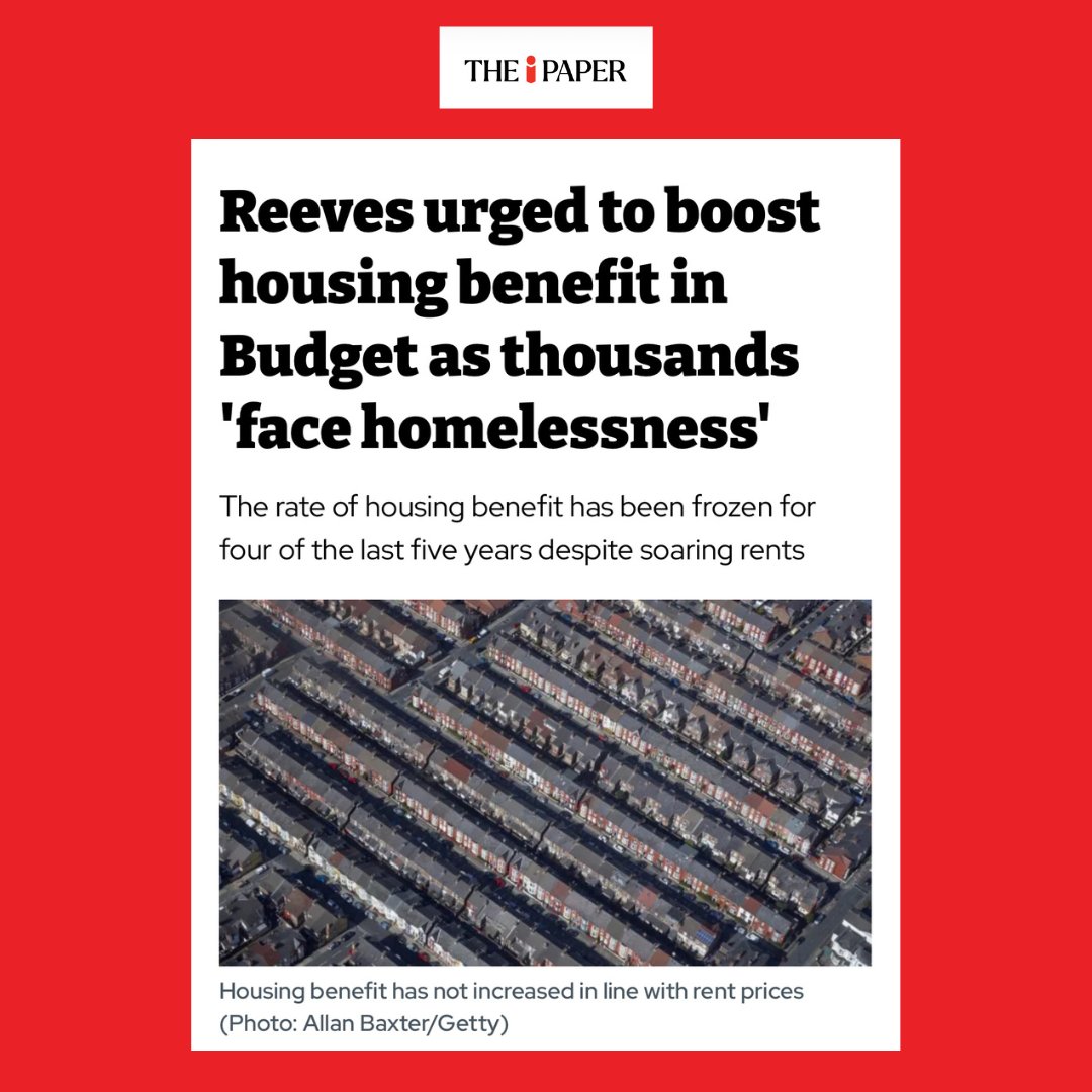 Dear UK Government: Unfreeze housing benefit to lift 200,000 adults and children out of poverty and prevent homelessness.

We and 40+ organisations have come together to call on the Chancellor to boost housing benefit in the November Budget. bit.ly/3IVkFoy