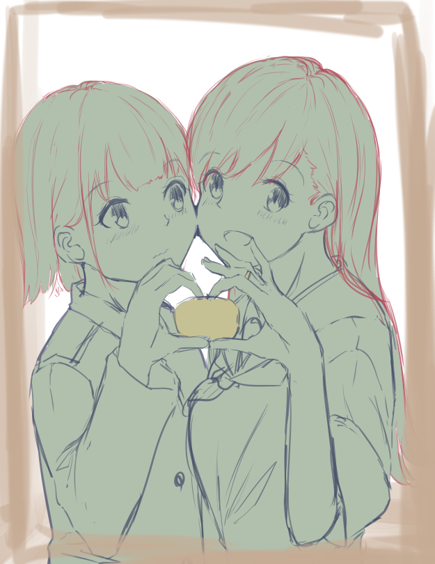 大井(艦これ) 「こういう感じでいくよ!」|ベルクート@艦これ絵描きのイラスト