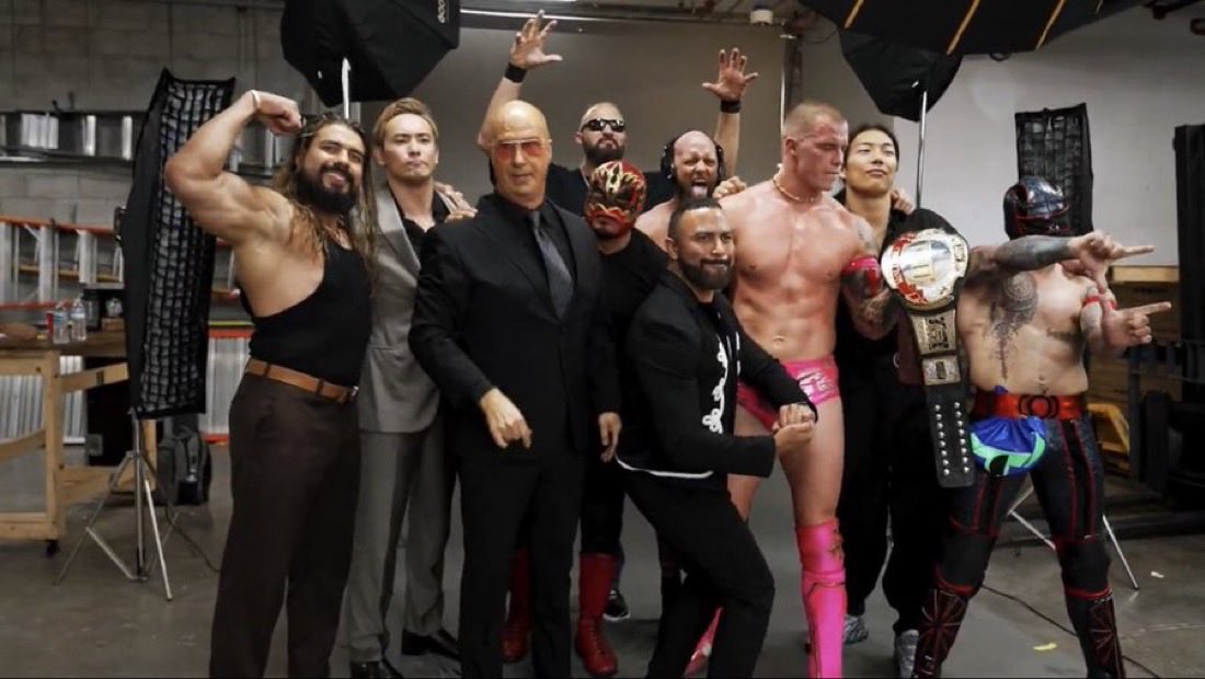 KXNGAO's tweet image. The Don Callis Family’s 2025 resumé:
The 2025 G1 Climax Winner
The IWGP World Heavyweight Championship
NEVER Openweight Championship
The AEW Unified Title
The AEW Continental Championship
The AEW International Championship
The AEW TNT Championship
The MLP Canadian…