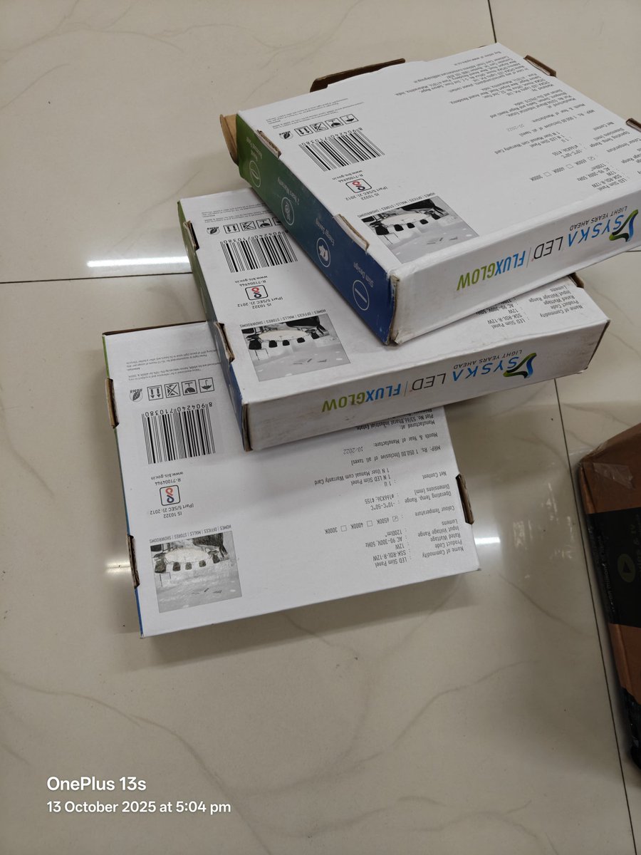 fosterMizo's tweet photo. @AmazonHelp @amazonIN  @SyskaWorld @jagograhakjago I am writing to inform you about an issue with my recent order. I had ordered 2 Qty of Syska LED Light (Pack of 2),which means I was supposed to receive a total of 4 LED lights.However, I only received 3 LED lights in the package https://t.co/nACMZcEKZD