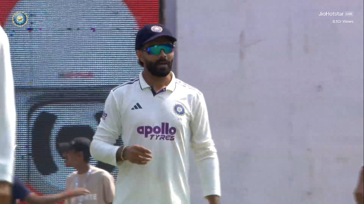 Ravindra Jadeja needs only 10 runs for 4000 Test runs, but coach Gambhir and captain Gill seem jealous .they sent NKR ahead of him in the first innings and declared, and didn’t send him as night watchman after Jais’ wicket in the second inning.💔🥀