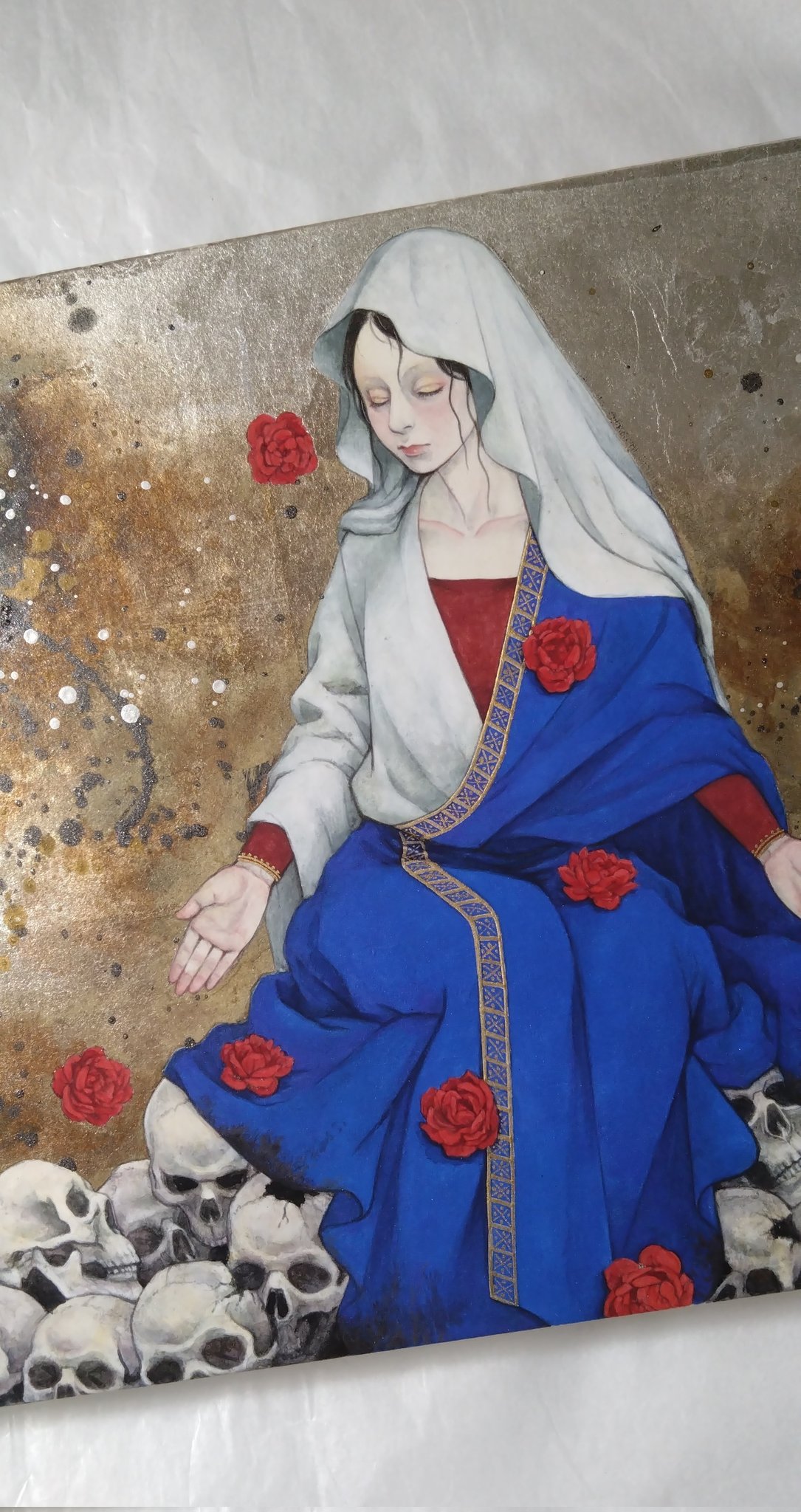 イヂチアキコ 「盲目」 日本画 iesato イヂチアキコ 「盲目」 日本画 イヂチアキコ / Akiko