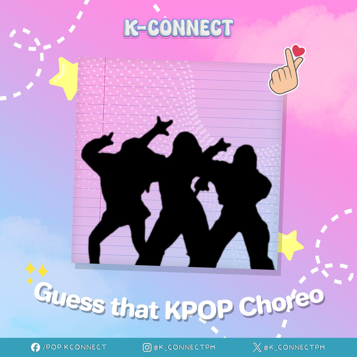 K_ConnectPH's tweet photo. Think you know your K-pop moves? 👀
Watch closely and comment your guess below 💬

Let’s see who can name the song and artist the fastest! 🕺💃

#KConnectPH 
#FeelTheKBringTheConnection
#LetsKCONNECT 
#ExperienceTheKCONNECT https://t.co/5VuVKBhRm8