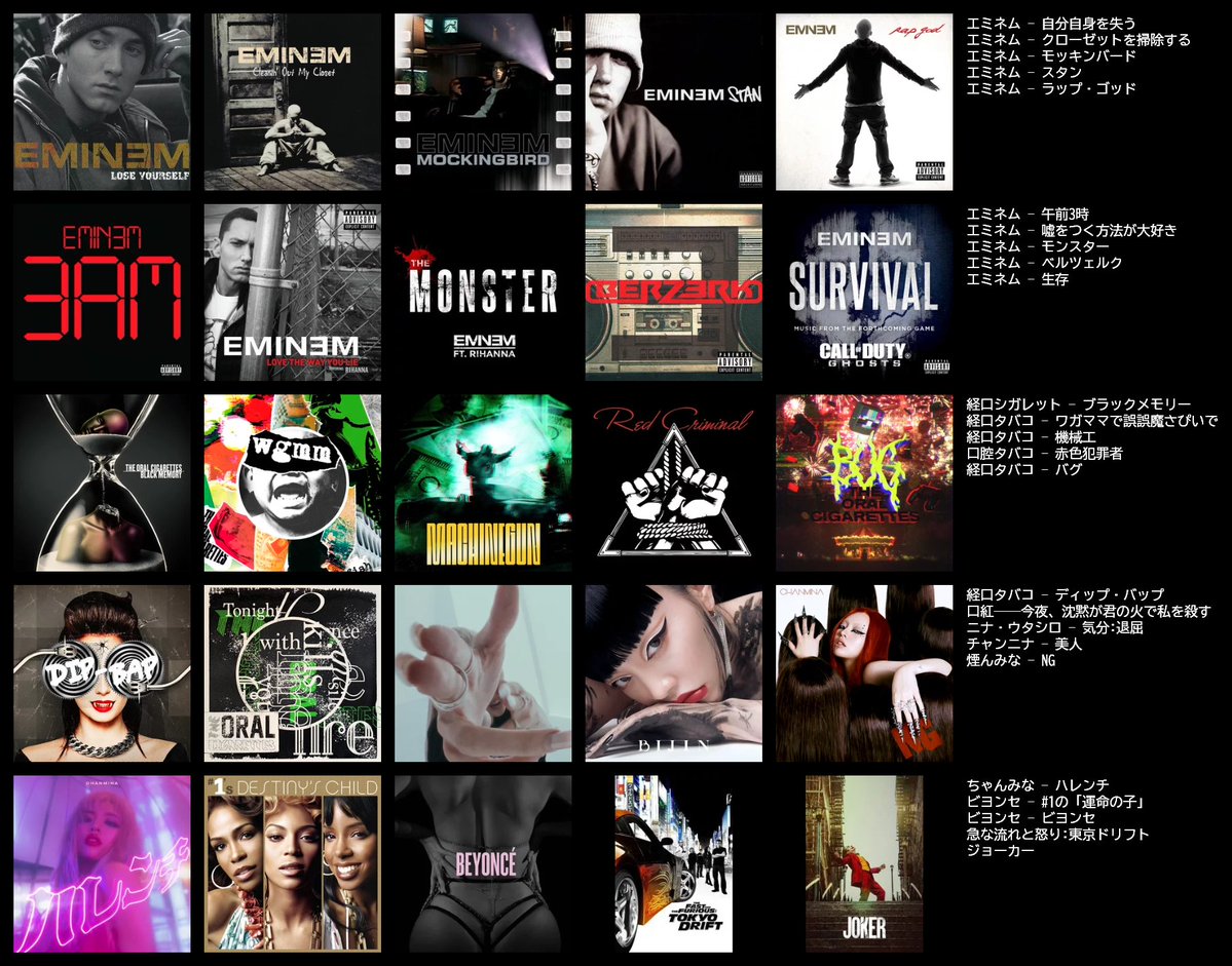 Red_Near_SONG's tweet image. #私を構成する25枚
好きな曲が一覧で出なかったりでなかなか埋められずで25枚になりましたが、何とか…!
