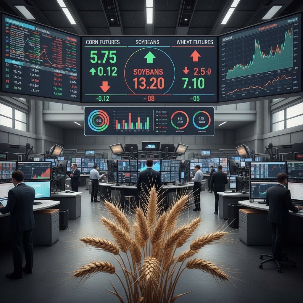 📊 GRAIN MARKET UPDATE | Oct 13

Futures stabilize after Friday's trade tension selloff:
• Corn +½¢;
• Soybeans +¾¢;
• Wheat -1 to 2¢.

🇨🇳🇺🇸 Trump signals openness to China deal after tariff escalation.

📈 China soybean imports hit record 12.9M MT in Sept—mostly from Brazil.