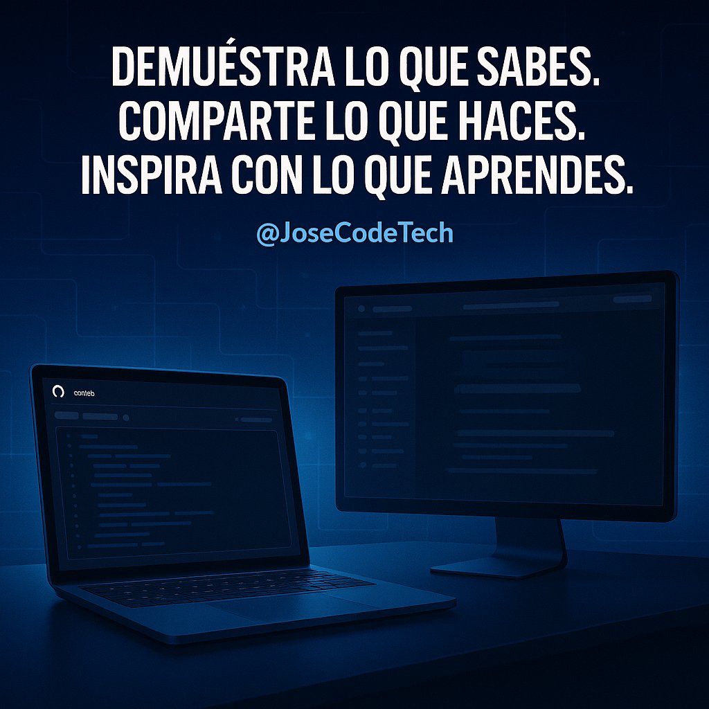 josecodetech's tweet image. 🚀 Demuestra lo que sabes. Comparte lo que haces. Inspira con lo que aprendes.
🎥 Aprende programación gratis en mi canal: youtube.com/@josecodetech
💻Todos los códigos están en: github.com/josecodetech
👨💻¡Forma parte de la comunidad!
#Programación #GitHub #YouTube #JoseCodeTech