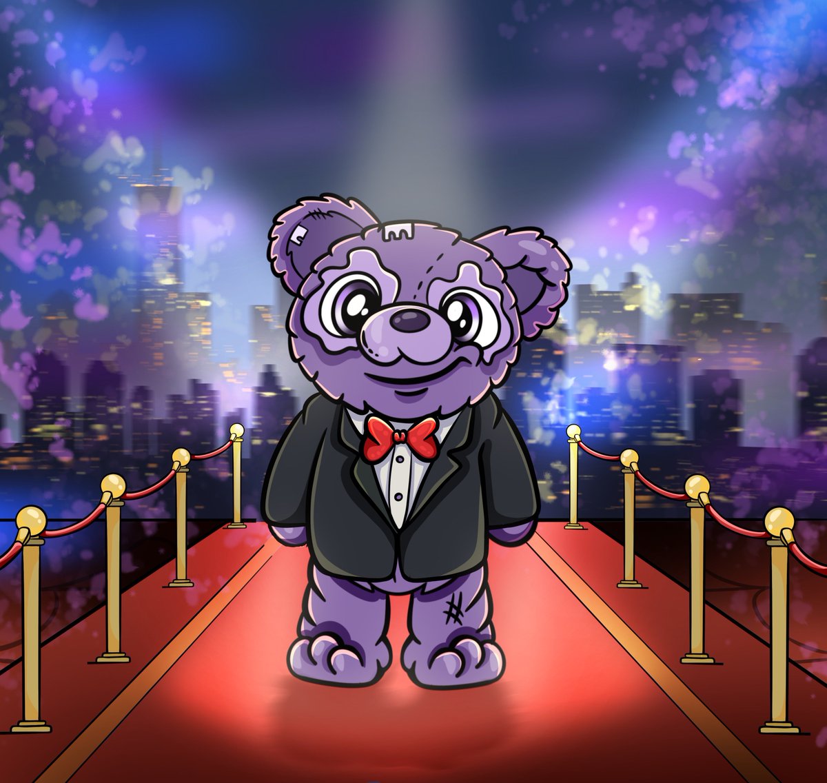 Teddy pulled up in a tux just for this moment💜

Testnet mint is LIVE on Magic Eden 

🧸 Mint link : magiceden.io/mint-terminal/…