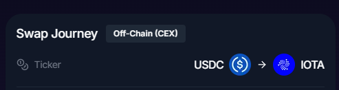 3rdEclips3's tweet image. Shoutout to @HoudiniSwap friends!
Their cross-chain swap makes swapping any asset on major chains into $IOTA a breeze.
Tipping my hat for the cursor visuals, really does feel like performing onchain magic🧙♂️