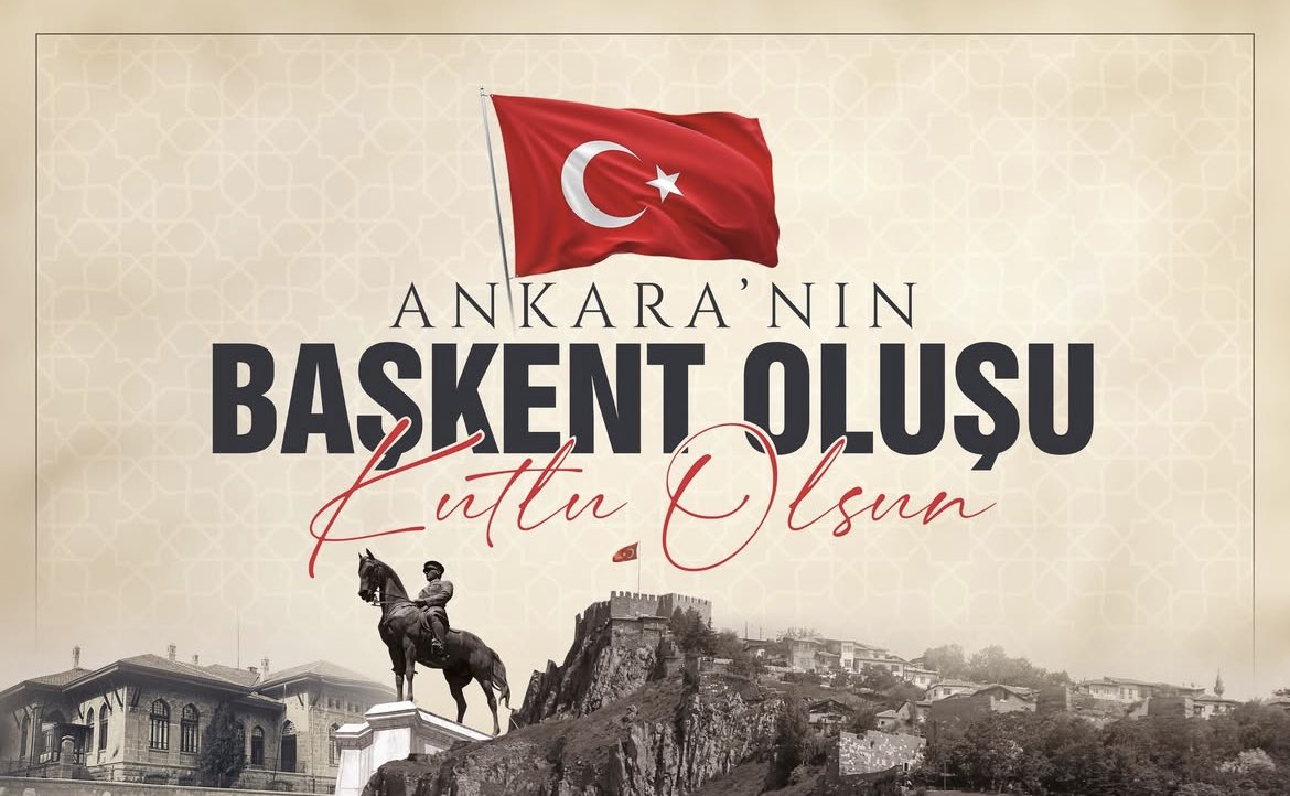 umitkatiranci's tweet image. Kutlu olsun Cumhuriyet kentinin başkent oluşu!