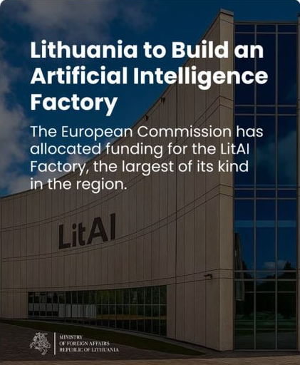 Breaking_meow's tweet photo. 🇱🇹Lithuania will host a regional EU AI center (LitAI). Funded by €130M from the EC. This will drive practical AI solutions, strengthen digital sovereignty & boost our competitiveness. Future is now 💻🧠 #LitAI #DigitalFuture #Lithuania https://t.co/ioUTOlFeTl
