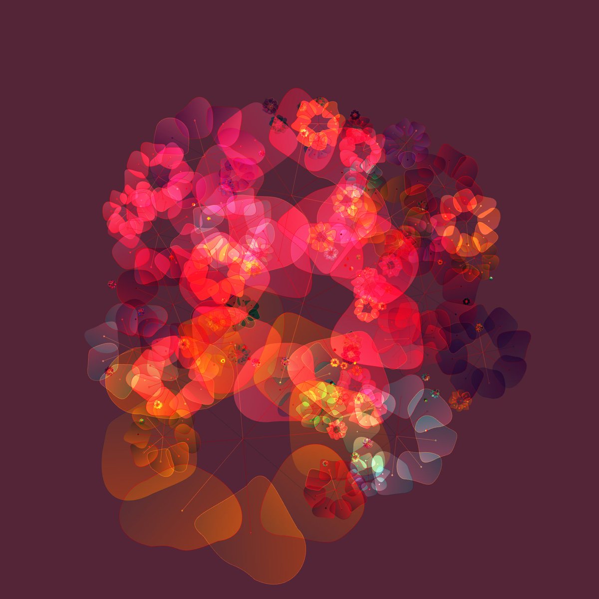 senbaku's tweet image. こっちのほうがきれい！
#p5js #dailycoding #creativecoding #generativeart