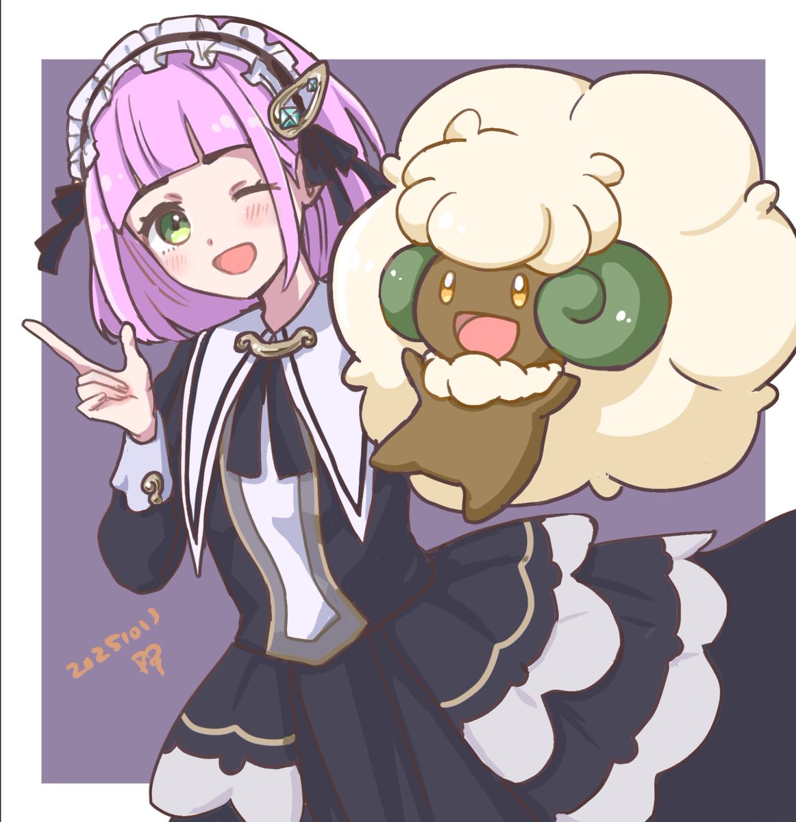 タロちゃんとエルフーン(あくテラスは！？)