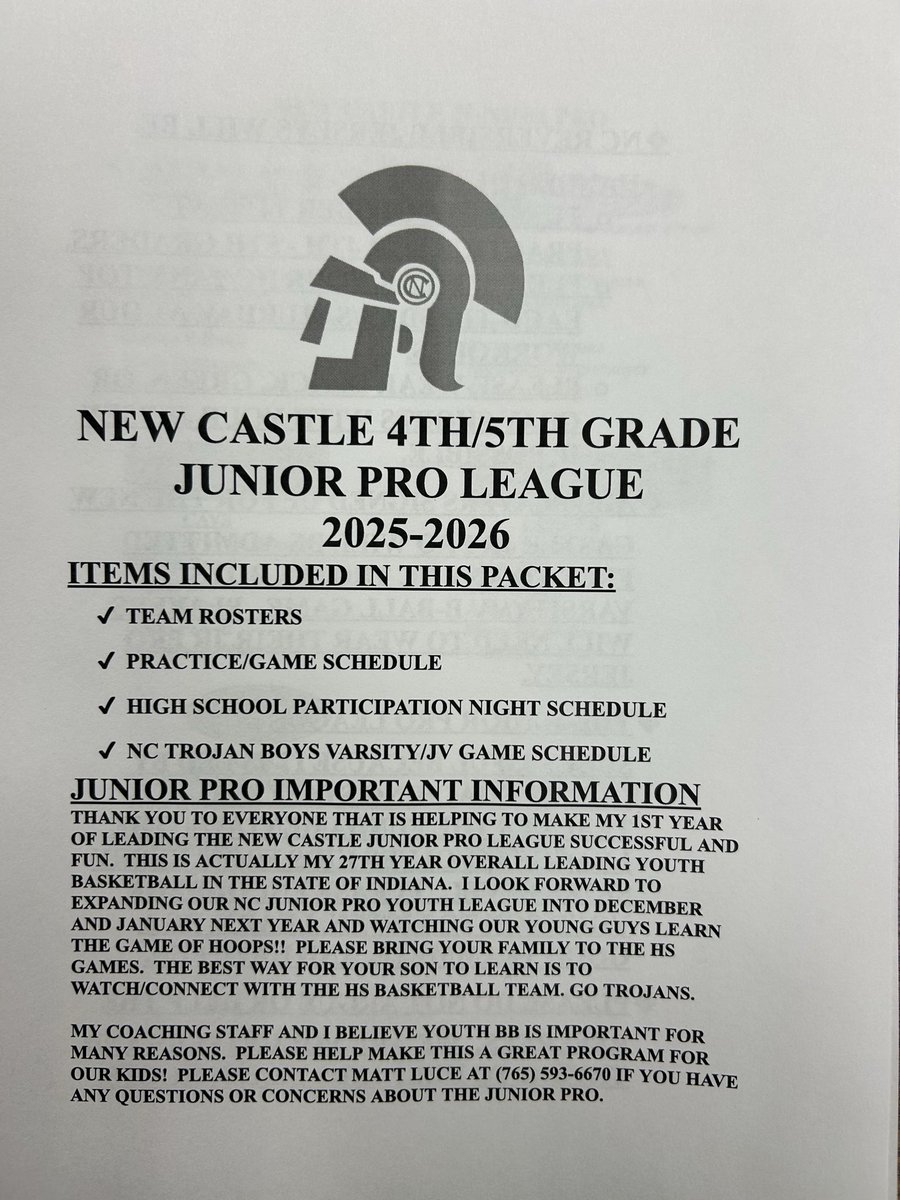 New Castle Trojans Basketball tweet media