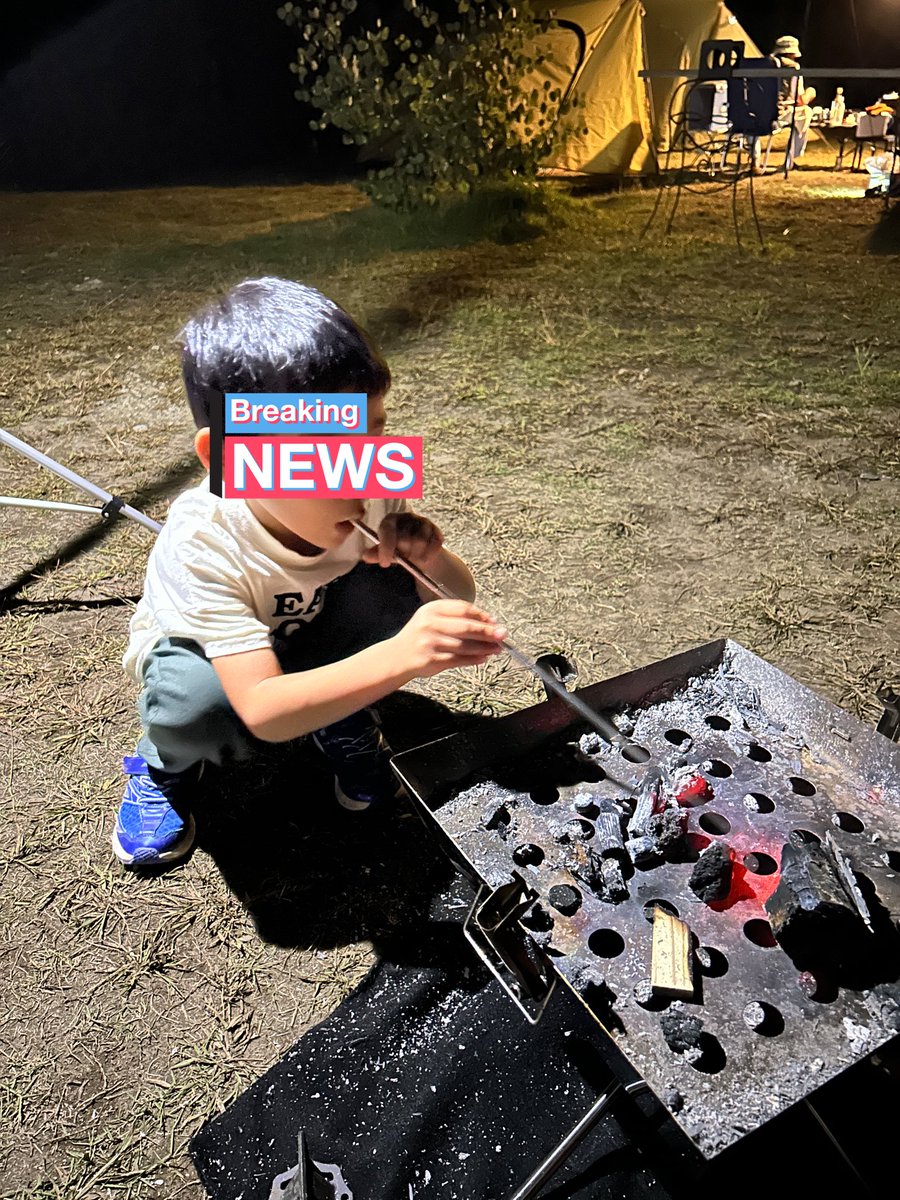 shanben0512's tweet photo. 初の2人キャンプ。
楽しんでくれたようですけど、まだまだ初心者のとーちゃんには慌しすぎて死ねる💦 https://t.co/vJw836bpuy