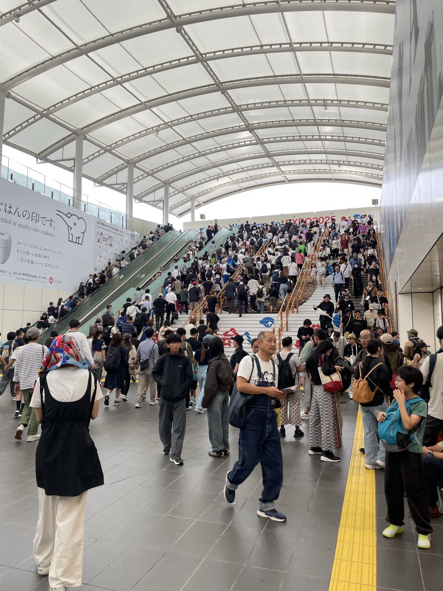 Mae1227D's tweet photo. 最後に夢洲行ってきた🚇🚗 https://t.co/PkPZFbZEjc