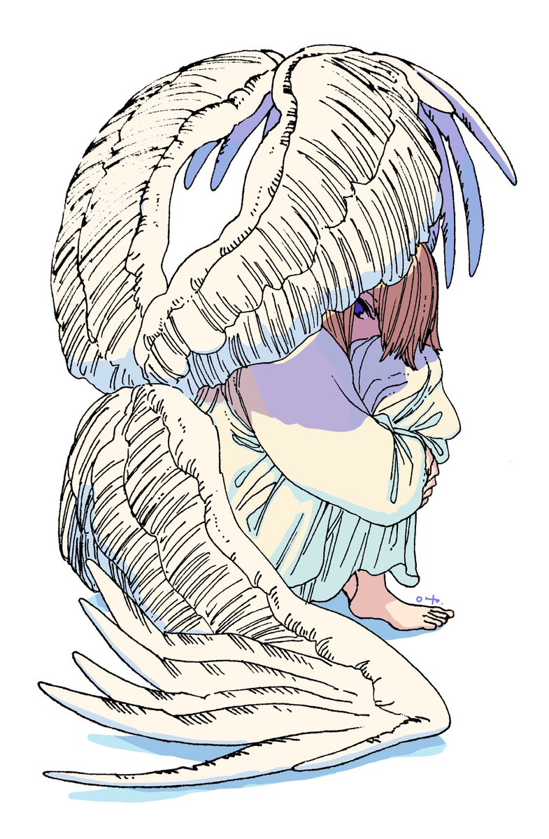 こちらを見ている