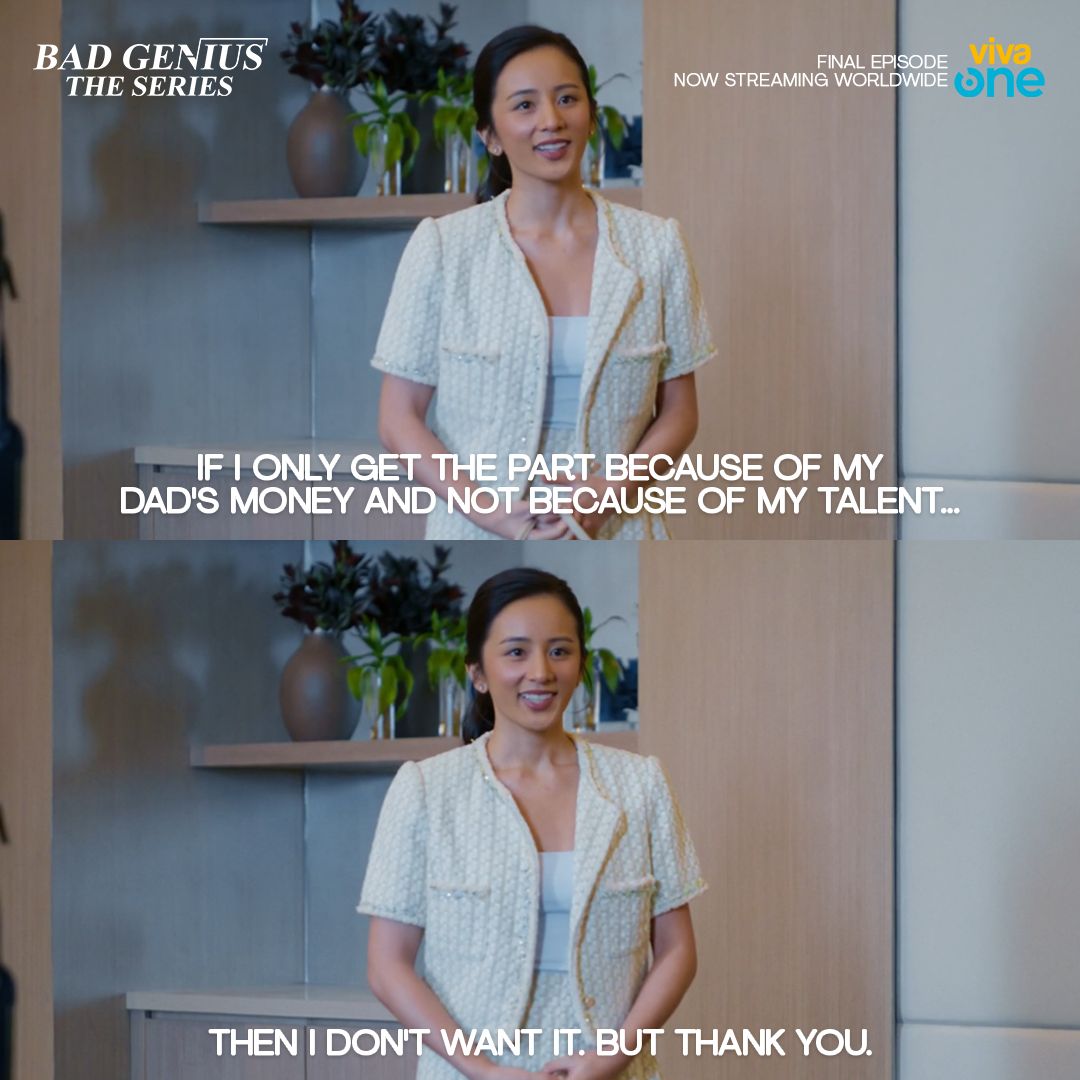 vivaoneintl's tweet photo. It's screaming ✨ major character development ✨ #PatAce just proved na pwede pang magbago ang tao for the best.
Bad Genius: The Series final episode now streaming on Viva One!
The final exam: https://t.co/nAtHqcTUah
#BadGeniusPh #BGTSBeatTheSystem #BGTS #VivaOne https://t.co/Edfi8ZFjC3