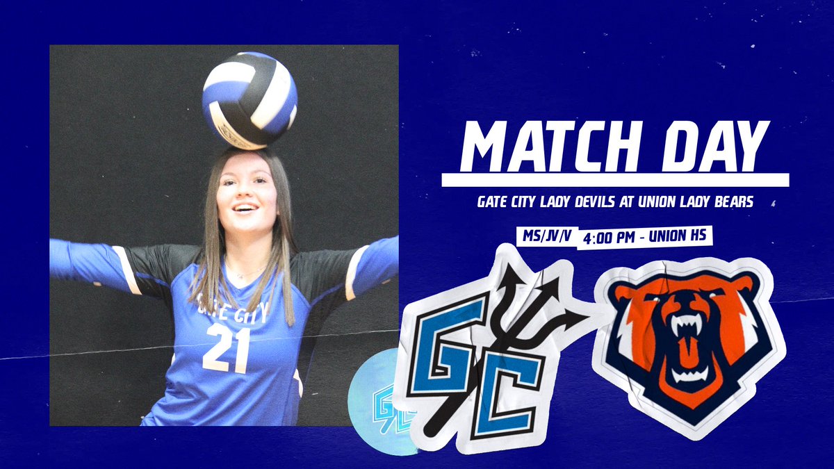 GCHSDevils's tweet image. It&apos;s Match Day!!

Our Lady Devils hit the road to take on Union. Middle School gets things started at 4:00 pm with JV and V to follow. #LDVB